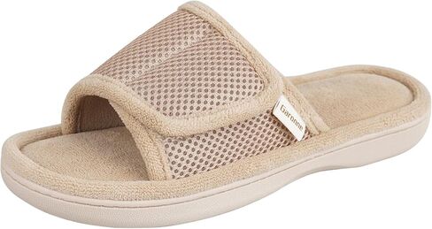 Women's Adjustable Wrap Open-toe Slippers with Memory Foam, Summer House Shoes for Women in Kuwait