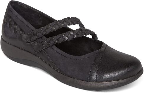 Aetrex Annie Orthopedic Slip-On Mary Jane Shoes Women - Cozy and Comfy Leather Mary Janes for Women Arch Support Insoles Perfect Addition to Any Outfit in Saudi Arabia