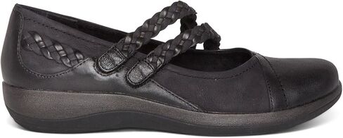 Aetrex Annie Orthopedic Slip-On Mary Jane Shoes Women - Cozy and Comfy Leather Mary Janes for Women Arch Support Insoles Perfect Addition to Any Outfit in Saudi Arabia