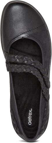 Aetrex Annie Orthopedic Slip-On Mary Jane Shoes Women - Cozy and Comfy Leather Mary Janes for Women Arch Support Insoles Perfect Addition to Any Outfit in Saudi Arabia