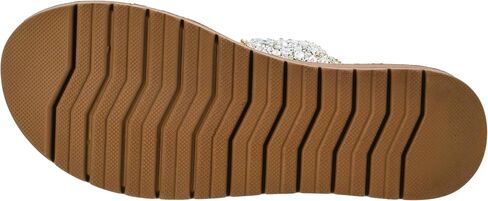 Corkys Footwear Womens Cheers Beaches Sandal - Featuring Two Straps With Scallop Detailing, A Comfortable Insole For All Day Wear, and A Chic But Subtle Lift in Saudi Arabia