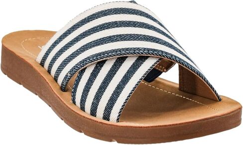 Corkys Footwear Womens Dig It Sandals - Featuring Unique Criss-Cross Straps, A Cushioned Insole, and Elastic Gore - Stylish and Comfortable for Everyday Wear in Kuwait