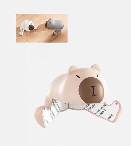 8Pcs Capybara Corner Protector Baby - Desk Soft Corner Protectors Guards for Kids Safety - Cute Baby Table Corner Protector Cartoon for Various Furniture Styles (Coffee) in Saudi Arabia