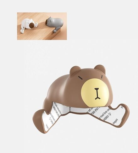 8Pcs Capybara Corner Protector Baby - Desk Soft Corner Protectors Guards for Kids Safety - Cute Baby Table Corner Protector Cartoon for Various Furniture Styles (Coffee) in Saudi Arabia