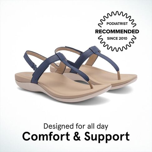 ABEO Oasis T-Strap Sandals For Women | Arch Support Sandals | Built-In Orthotic Insole | Plantar Fasciitis Pain Relief in Saudi Arabia
