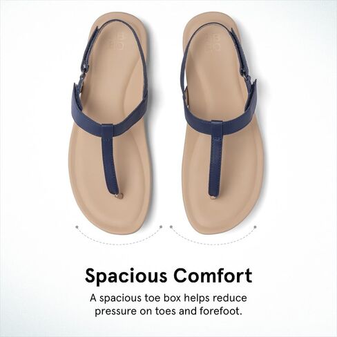 ABEO Oasis T-Strap Sandals For Women | Arch Support Sandals | Built-In Orthotic Insole | Plantar Fasciitis Pain Relief in Saudi Arabia