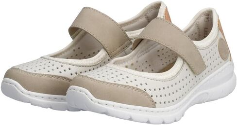 Rieker L32B5 Nikita Slip-On Women's Shoes - Lightweight Mary Janes with Adjustable Strap and Premium Cushioning Footbed - Comfort and Support for All-Day Wear in Saudi Arabia
