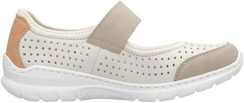 Rieker L32B5 Nikita Slip-On Women's Shoes - Lightweight Mary Janes with Adjustable Strap and Premium Cushioning Footbed - Comfort and Support for All-Day Wear in Saudi Arabia