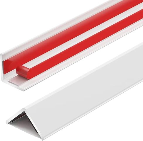4 Pcs Aluminum Angle Corner Guards, 1" x 1" x 39.4" Metal Wall Corner Protector L-Shaped Molding Trim for Wall Door Frame Cabinet Protection Decoration, 2 mm Thickness, Black in Saudi Arabia