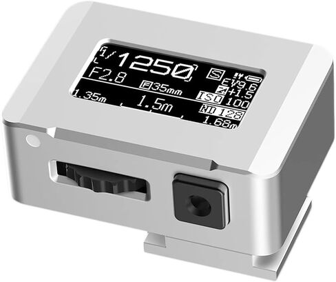 TsoLay Camera Light Meter, Film Camera Exposure Meter with OLED Screen, 30° Average Metering, Cold Shoe Mount, Adjust ISO, Aperture and Shutter Speed Photography, for Vintage Cameras in Saudi Arabia