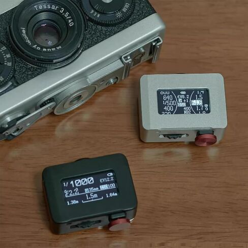 TsoLay Camera Light Meter, Film Camera Exposure Meter with OLED Screen, 30° Average Metering, Cold Shoe Mount, Adjust ISO, Aperture and Shutter Speed Photography, for Vintage Cameras in Saudi Arabia