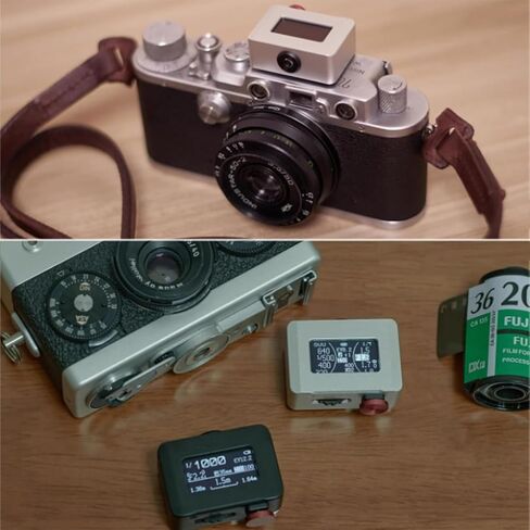 TsoLay Camera Light Meter, Film Camera Exposure Meter with OLED Screen, 30° Average Metering, Cold Shoe Mount, Adjust ISO, Aperture and Shutter Speed Photography, for Vintage Cameras in Saudi Arabia