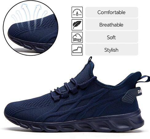 Women's Walking Shoes Slip On Tennis Sneakers Gym Workout Lightweight Non Slip Mesh Breathable Running Shoes for Women in Saudi Arabia