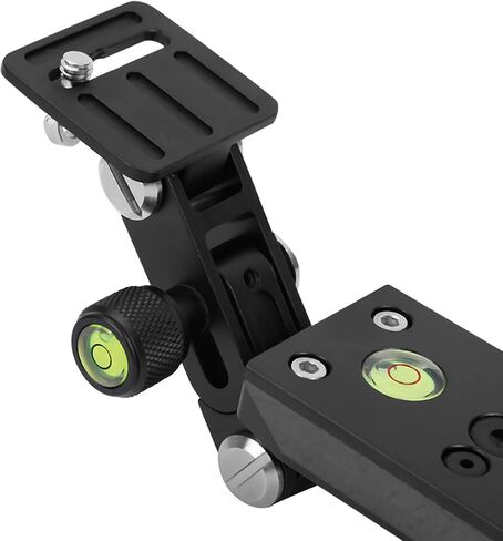 Telephoto Zoom Lens Bracket Set for Long Focus Camera Support - Quick Release Plate with Bubble Levels - Aluminum Alloy - Standard Mount - F120-50 Options (F120-50) in Saudi Arabia