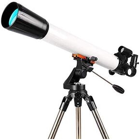 Astronomical Refractor Telescope, High Magnification Outdoor Professional Astronomical Telescope 270X Monocular Optical Refractor Design Portable Tripod