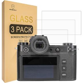 Mr.Shield [3-Pack] Screen Protector compatible with Leica SL3 / SL 3-S / SL2-S / SL2S / SL2 [Tempered Glass] [Japan Glass with 9H Hardness] Screen Protector