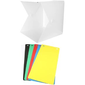 LED Studio Photo Box Mini Photography Tent Tent Tent Wight Box Photo Photo Studio Light 6 Color Backdrop