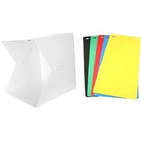 1set Mini Photography Light Cube Tent Color Backdrops Portable Folding Led Photo Jewelry Accessories Toys Easy Assembly