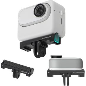Magnetic Quick -Release Mount for Insta 360 GO 3S - محول حبل كاميرا ألومنيوم مع منفذ ملولب 1/4 بوصة لأرباح ترايبودس وعصي شخصية ، مدونة.