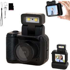 Retro Snap Camera, Nostalgic Camera, Mini Camera, Tiny Nostalgic Camera, Retro Snap Mini Camera, Retro Snap Digital Camera, 1080P Hd Mini Camera with LED Flash Light