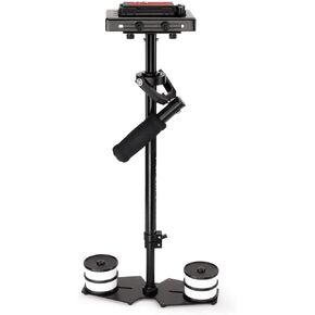 Flycam 5000 Handheld Stabilizer with Quick Release Plate and Table Clamp for DSLR Video Cameras .3-Axis Gimbal with Foam Handgrip. Height Range: 55-73 cm. Payload up to 5kg / 11lb
