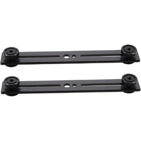 2pcs Adjustable Microphone Mount Bar Flash Extension Bracket for Dual Setup Supports Weight -skid Design for Convenient Use