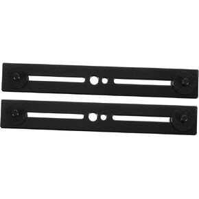 Yardwe 2pcs Adjustable Microphone Stand Bar Dual Mount Extension Bracket for Cameras Mic Holder Screw Professional Accessory for Photography Enthusiasts