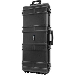 Westcott 4418 Rolling Hard Case for FJ400 Strobes (44" x 18") for Photography, Video Lighting, and Stands (Pick & Pluck Foam Insert)