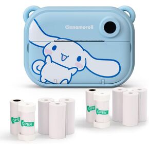 Bundle Cinnamoroll Instant Print Digital Camera and 2 Print Refill Sets - Model P by Kidamento