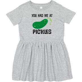 inktastic You Had Me at Pickles Toddler Dress