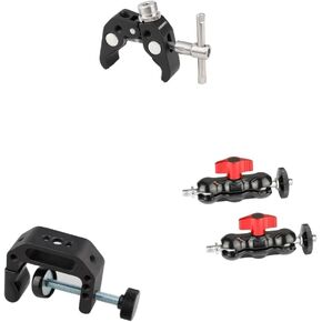 CAMVATE Crab clamp with 5/8"-27 thread + Universal Magic Arm + Universal C-Clamp