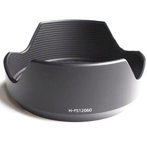 NEW Genuine Lens Hood 58mm Compatible with Panasonic Lumix G VARIO 12-60mm f/3.5-5.6 Power OIS (H-FS12060)