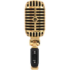 Professional Wired Vintage Classic Microphone Dynamic Vocal Mic Microphone for Live Performance Karaoke(Gold), 500288609A1