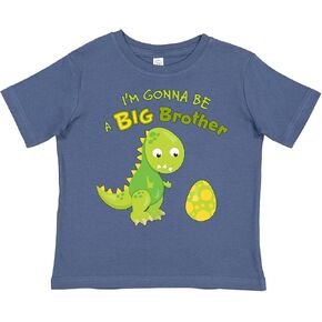 inktastic I'm Gonna Be a Big Brother-Dino Toddler T-Shirt