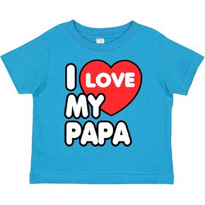 inktastic I Love My Papa Toddler T-Shirt