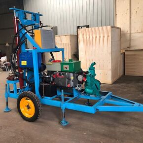 Durable Water Well Drilling Equipment with Hydraulic Well Drill for Deep Boreholes, Small Water Well Drilling Machine for Faster Installation