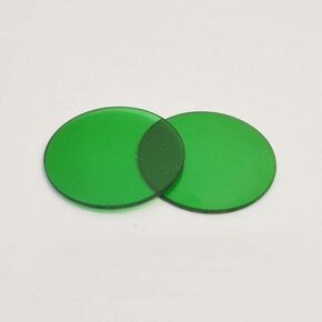 Laboratory Microscope Accessories 32mm Green Blue Yellow White Microscope Biological Microscope Condenser Composite Filter (Size : White Frosted Filter)