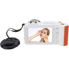 4K 70MP FHD Digital Camera with Dual Screens, Autofocus F1.8 DSLR Camera with WiFi Instant Sharing, 50X Digital Zoom, Fill Light (Green)