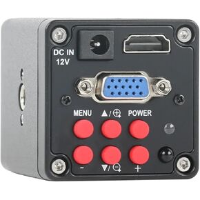 Phone PCB Soldering Repair Lab Industrial 7X 45X 90X Simul Focal Trinocular Stereo Microscope IMX323 1080P VGA HDMI Camera(D HDMI VGA,Black Microscope)
