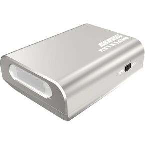 eTone Mini Flashlight Film Digital Camera Flash Light for DSLR Canon Nikon Sony Camera Silver (Color)
