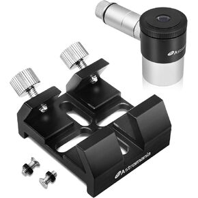 Astromania 12.5mm مضيئة شبكية Plossl Telescope Eyepiece - حزمة مع - قاعدة توافق عالمي لنطاق الباحث