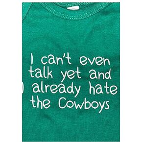 Eagles fans baby bodysuit Eagles onesie ® infant one piece hate the Cowboys custom baby onesie ®