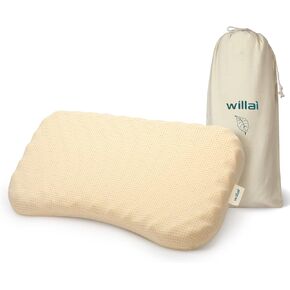 وسادة Willai Toddler ، وسائد أطفال ناعمة 12 × 19 للنوم ، وسائد صغيرة من الأطفال الصغار 2-5 سنوات ، وسادة أطفال قابلة للغسل ، مثالية للسفر ، الأطفال الصغار.