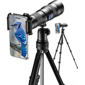 Evil Eye 20-60x HD نطاق اكتشاف مع ترايبود ومحول الهاتف المطور ، صورة واضحة مع BAK4 PRISM اكتشاف النطاقات لإطلاق النار المستهدف ، ومشاهدة الطيور ، والمشي لمسافات طويلة ، ومشاهدة الحياة البرية