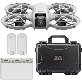 كومبو بدون طيار من DJI Neo Neo بحجم النخيل (بدون RC) مع ستة أوضاع لتصوير ذكي مع حالة صلبة مخصصة لحزمة Combo DJI Neo