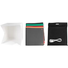 Artibetter Mini Photo Studio Tent Color Backdrops for Product Photography Portable Lighting Cube Tent for Shoes Toys Gadgets Easy Setup