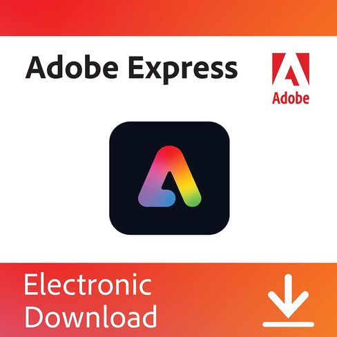 Adobe Express Premium | وصول 12 شهرًا | جهاز الكمبيوتر/MAC والرمز عبر الإنترنت المحمول in Saudi Arabia