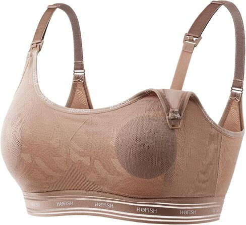 HOFISH Lace Nursing Bras for Breastfeeding, Thin and Breathable Nipple Pad Maternity Bra for Pregnancy in Saudi Arabia
