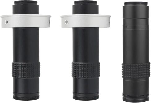 130x تكبير قابلة للتعديل C Mount Mount Lens for HDMI VGA USB Camero Camerase microscope Industrial for PCB REPAR SOLDER (130 × 50 مم) in Saudi Arabia