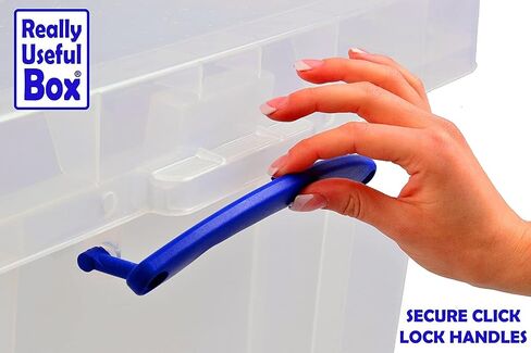 Really Useful Storage Box 9 Litre Pack of 2 - Color: Clear in Saudi Arabia